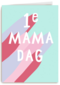 moederdag kaart hip eerste moederdag