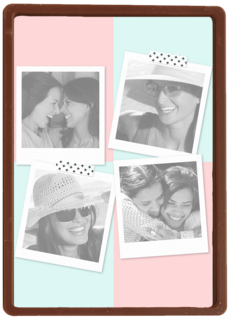 fotokaart blanco vier polaroid fotoos