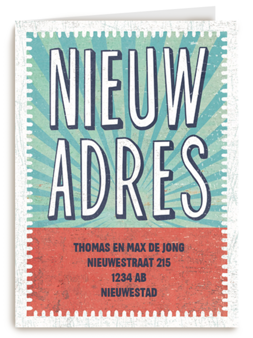 verhuizingbericht nieuw adres