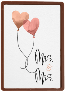 Huwelijksfelicitatie 2 vrouwen