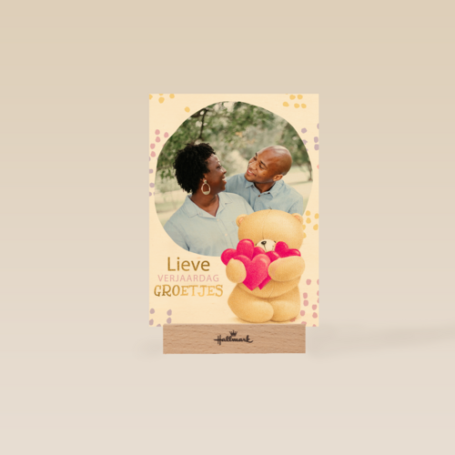 fotokaart verjaardag forever friends lieve verjaardag groetjes