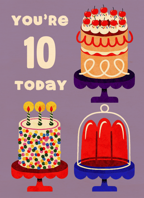 Houten Kaart Kaart Met Leeftijden | Houten Kaart Hallmark | Kaart Met Leeftijden | Folio Birthday Cake Age