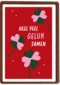 Liefdjeskaart heel veel geluk samen