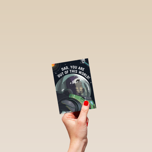 vaderdag kaart out of this world lightyear