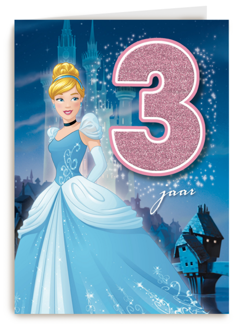 verjaardag leeftijden disney assepoester 3 jaar