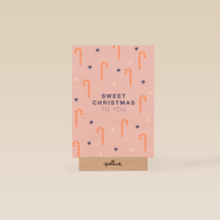 sweet christmas to you with candy canes