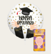 Ballon Hoera Geslaagd Multi Met Tony Chocolonely Tis Feest Feestreep