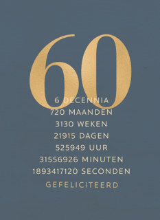 verjaardagskaart 60 720 maanden