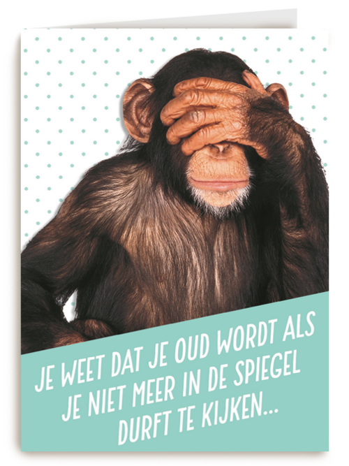 Verjaardagskaart Hallmark | Als Je Niet Meer In De Spiegel Durft Te Kijken