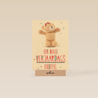een bere knuffel voor jouw verjaardag