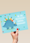 stegosaurus met feesthoudjes