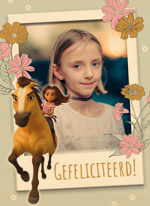 Spirit fotokaart verjaardag