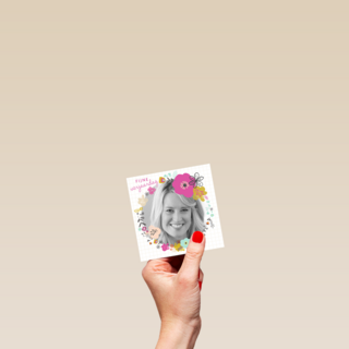 fijne verjaardag bloemen foto