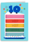 Hiep Hiep Hoera 10 jaar jongen