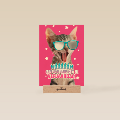 gefeliciteerd van deze coole kat