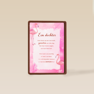 Baby kaart Dochter More than words