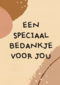 bedanktkaart een speciaal bedankje voor jou