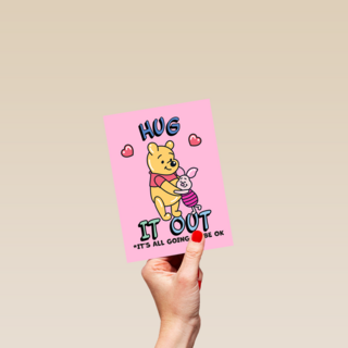 Sterkte kaart Winnie de Poeh hug it out
