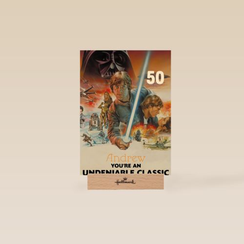 verjaardag kaart man star wars classics