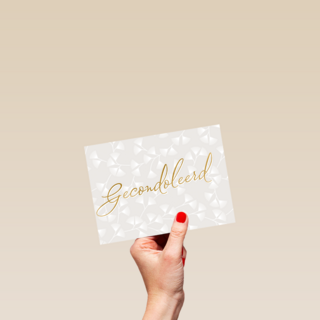 condoleance kaart gecondoleerd stijlvol