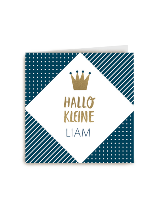 monmon kaart geboorte hallo kleine jongen