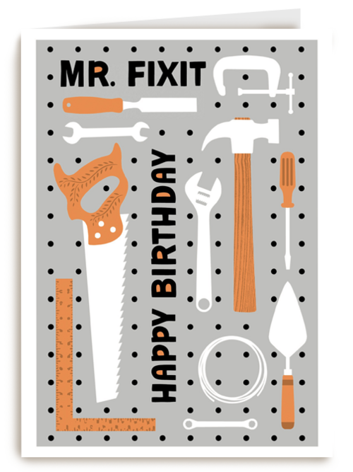 Verjaardagskaart Hallmark | Mr Fixit Happy Birthday
