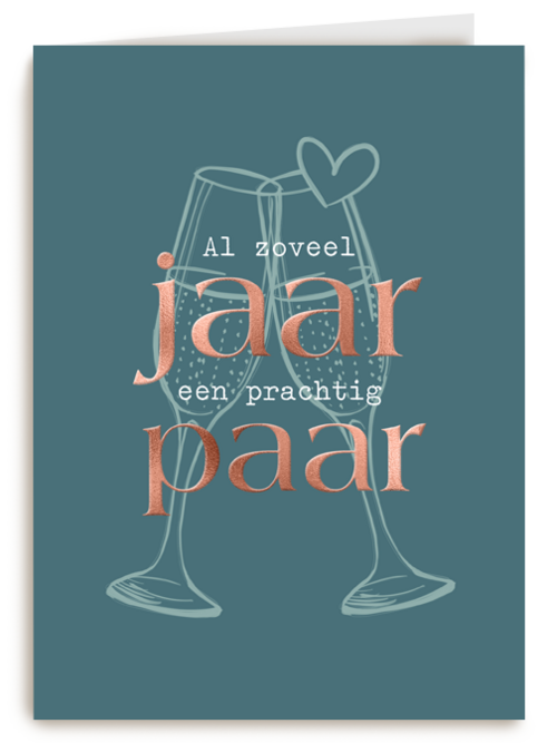 al zoveel jaar een prachtig paar