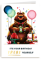 folio bear its your birthday treat yourself