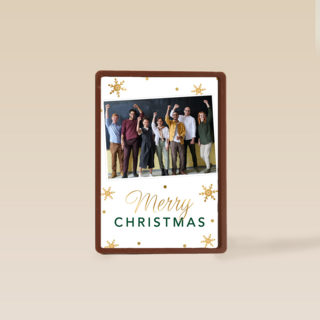 kerstkaart fotokaart sterren merry christmas