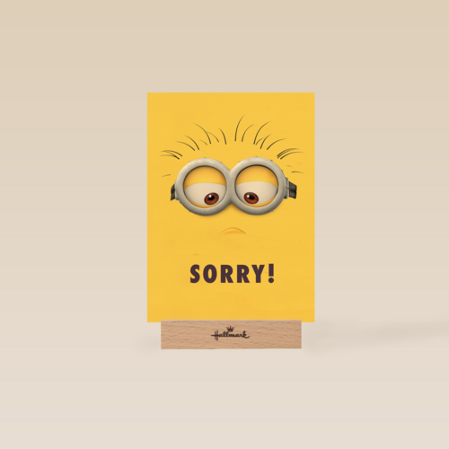 Sorry kaart Minions met Bob