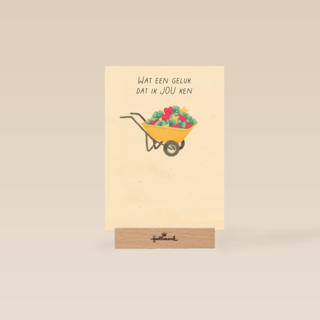 Liefde kaart wat een geluk dat ik jou ken