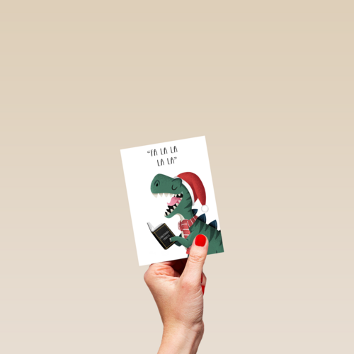 Trex zingt kerstliedjes