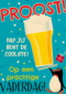 vaderdag kaart pinguin proost
