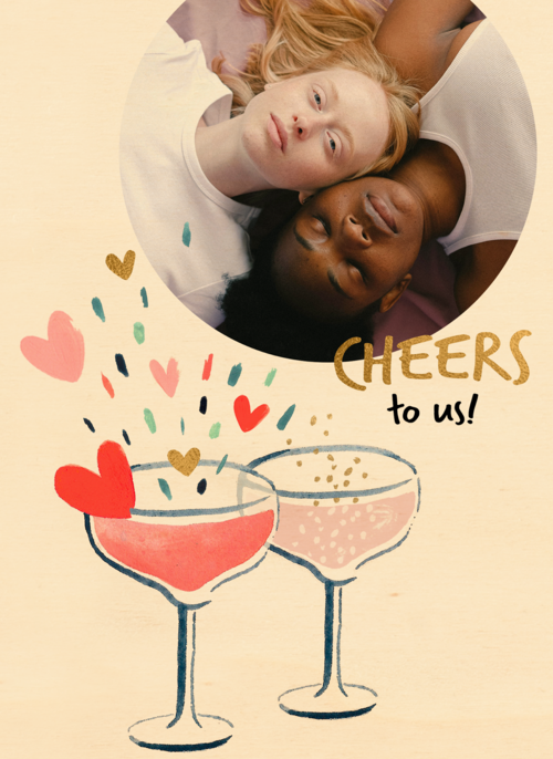 Cheers to us fotokaart