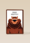 kaart dikke knuffel beer folio