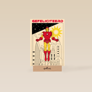 Ironman verjaardagskaart gefeliciteerd