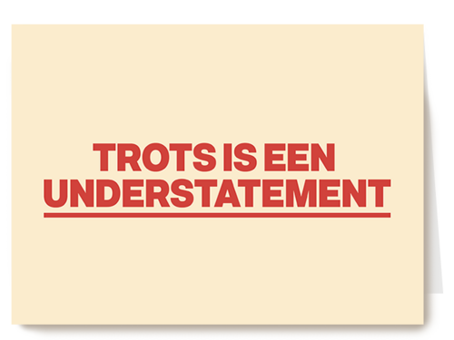 Kaart | Hallmark | Compliment | Trots is een understatement AndC