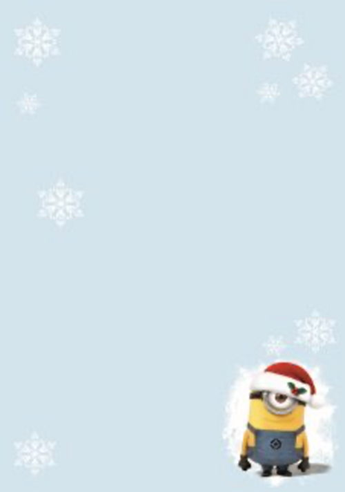 kerst minions let it snow
