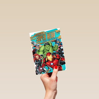 Avengers verjaardagskaart superhero