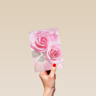 Roze rozen voor diamanten huwelijk
