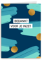 Bedankt kaart thuiswerken bedankt voor je inzet groen blauw