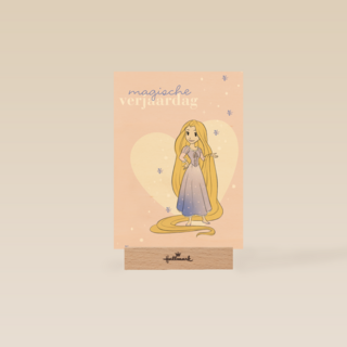 prinses kaart disney magische verjaardag rapunzel