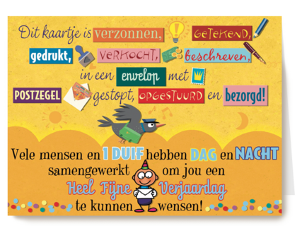 smile kaart een hele verjaardag wensen