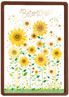 beterschap kaart klassiek zonnebloemen turnowsky