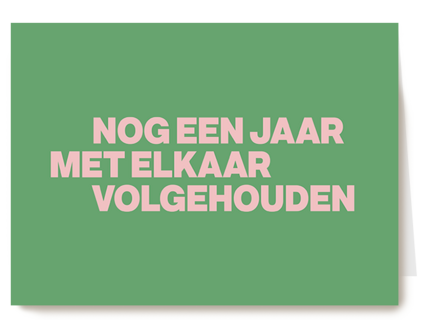 And C nog een jaar met elkaar volgehouden