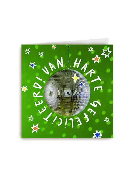 Van Harte Discobal Groen