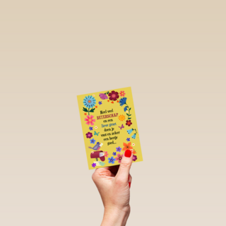 Veel beterschap en een lieve groet kaart