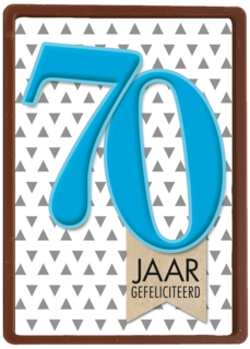 zeventig blauw driehoeken