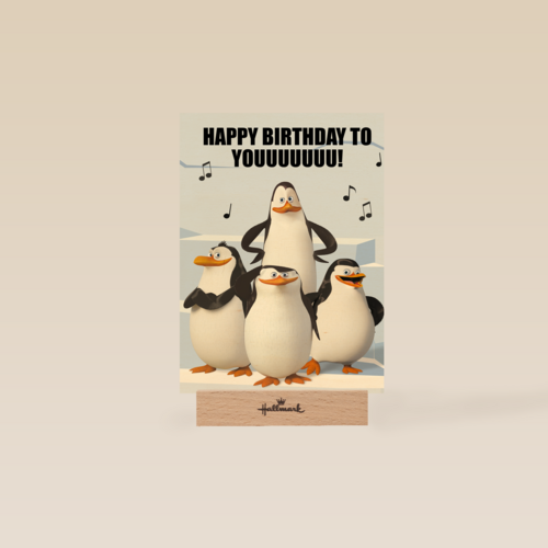 Penguins verjaardagskoor