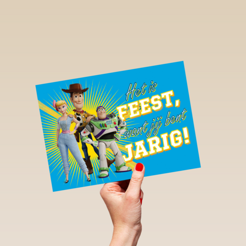Toy Story kaart het is feest